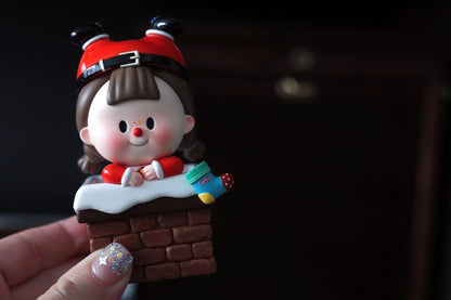 Limited Time Pre-order Santa Claus Climbing the Chimney DuoDuoMei