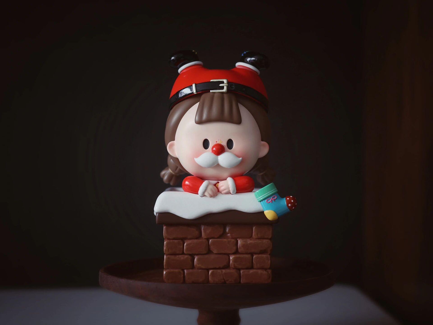 Limited Time Pre-order Santa Claus Climbing the Chimney DuoDuoMei