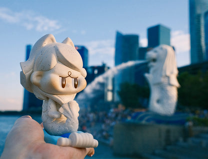 Angry Aimee Merlion statue